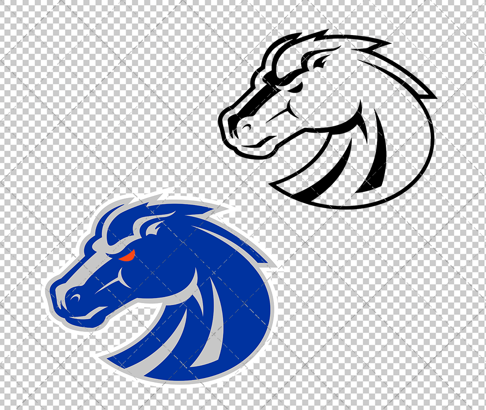 Boise State Broncos Secondary 2013 009, Svg, Dxf, Eps, Png