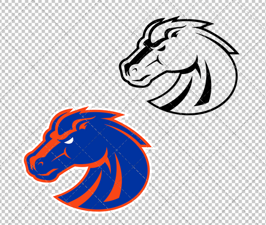 Boise State Broncos Secondary 2013, Svg, Dxf, Eps, Png