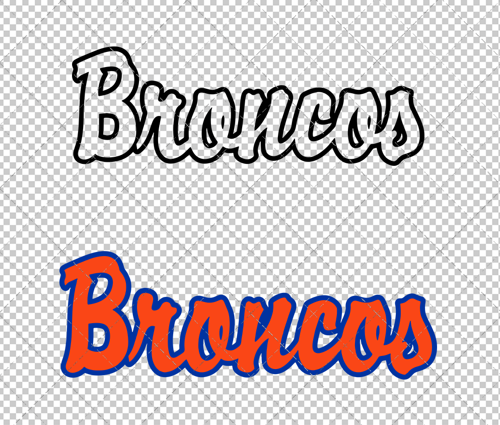 Boise State Broncos Wordmark 1997 002, Svg, Dxf, Eps, Png