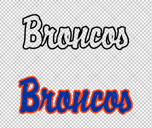 Boise State Broncos Wordmark 1997, Svg, Dxf, Eps, Png