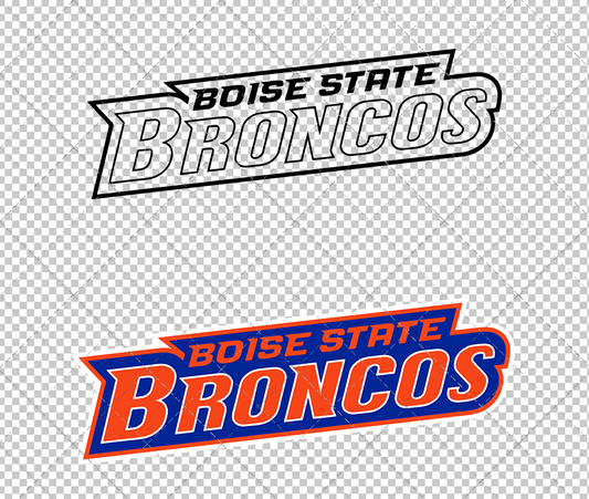 Boise State Broncos Wordmark 2002 002, Svg, Dxf, Eps, Png