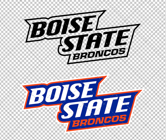 Boise State Broncos Wordmark 2002 004, Svg, Dxf, Eps, Png