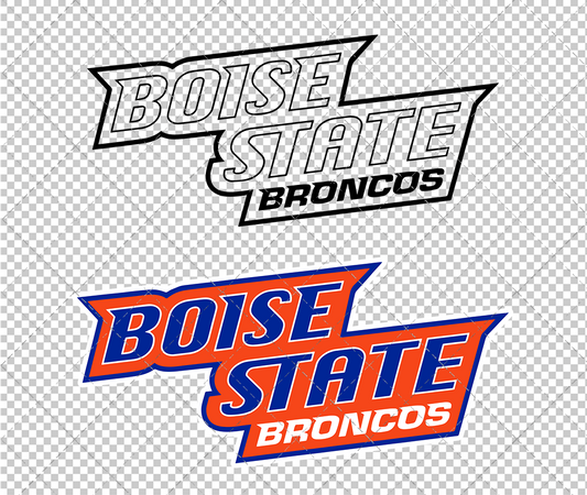 Boise State Broncos Wordmark 2002 006, Svg, Dxf, Eps, Png