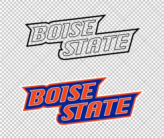 Boise State Broncos Wordmark 2002 008, Svg, Dxf, Eps, Png