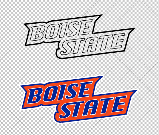 Boise State Broncos Wordmark 2002 009, Svg, Dxf, Eps, Png
