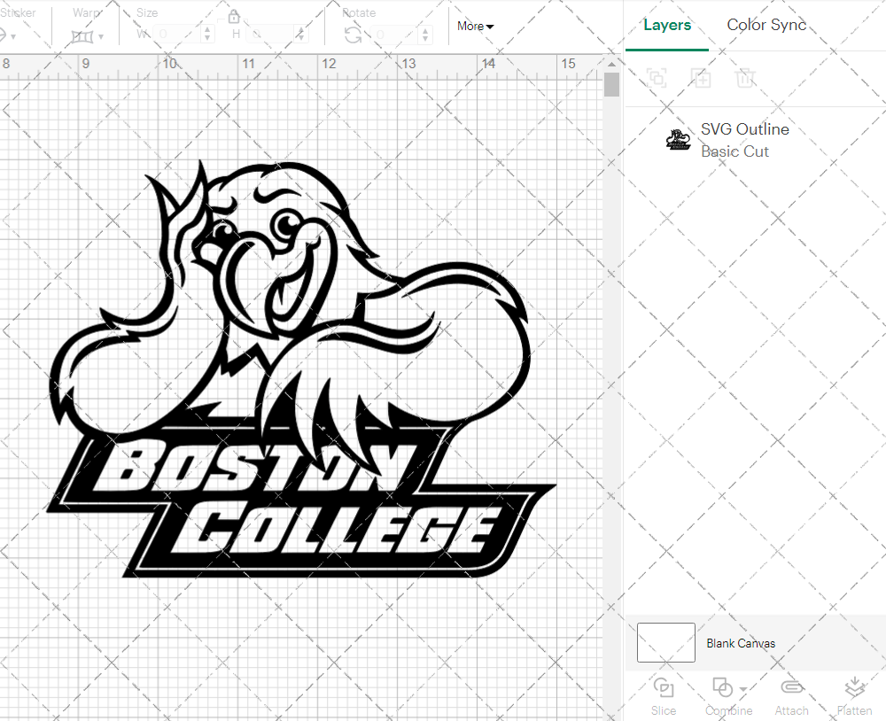 Boston College Eagles Mascot 2000, Svg, Dxf, Eps, Png 003