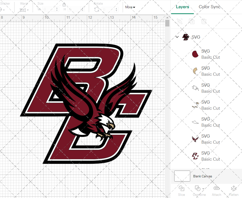 Boston College Eagles Secondary 2000 002, Svg, Dxf, Eps, Png 002