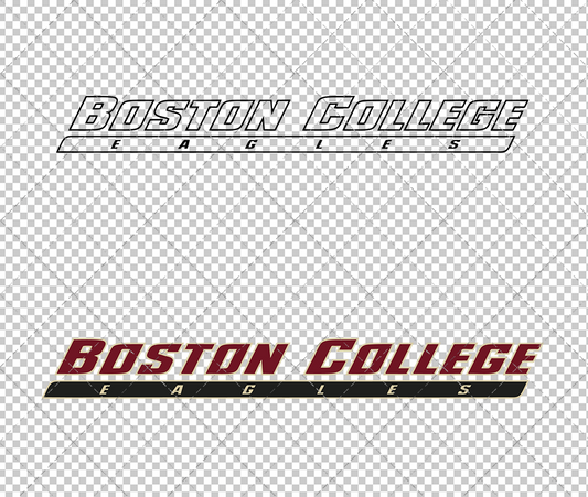 Boston College Eagles Wordmark 2000, Svg, Dxf, Eps, Png