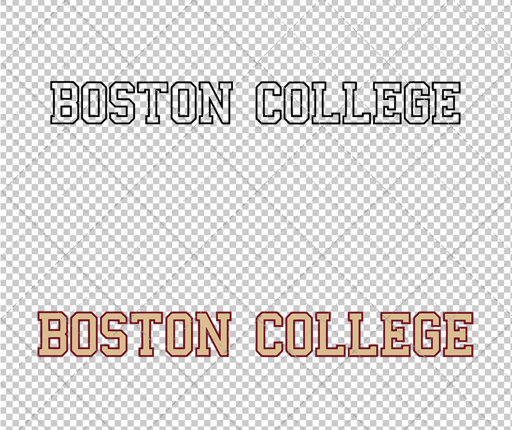 Boston College Eagles Wordmark 2016 003, Svg, Dxf, Eps, Png
