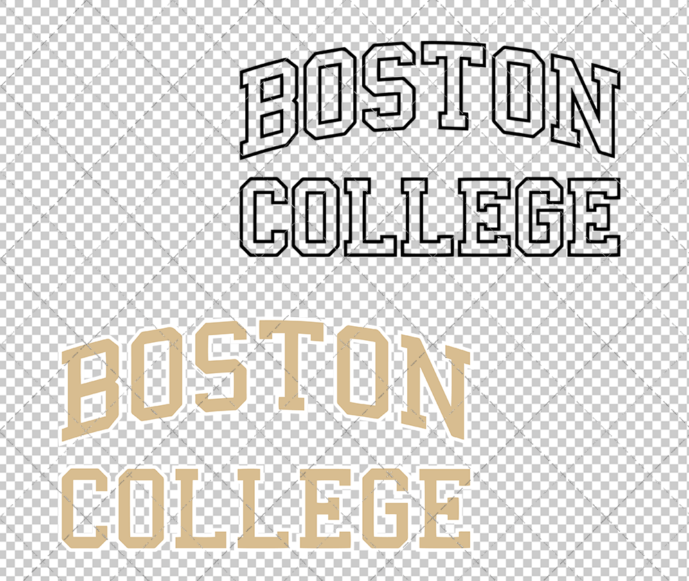 Boston College Eagles Wordmark 2016 008, Svg, Dxf, Eps, Png