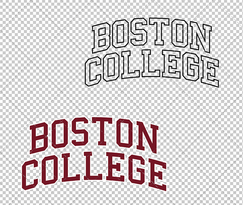Boston College Eagles Wordmark 2016 014, Svg, Dxf, Eps, Png