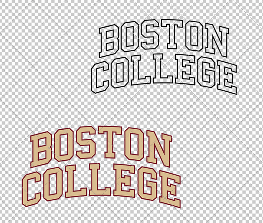 Boston College Eagles Wordmark 2016 015, Svg, Dxf, Eps, Png