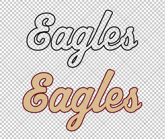 Boston College Eagles Wordmark 2016 019, Svg, Dxf, Eps, Png