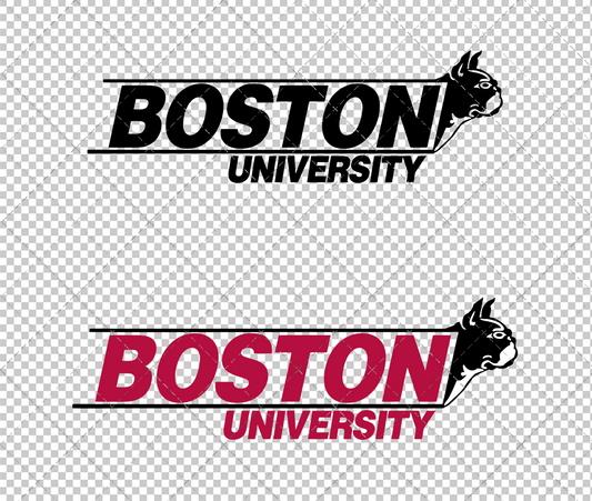 Boston University Terriers 1980, Svg, Dxf, Eps, Png