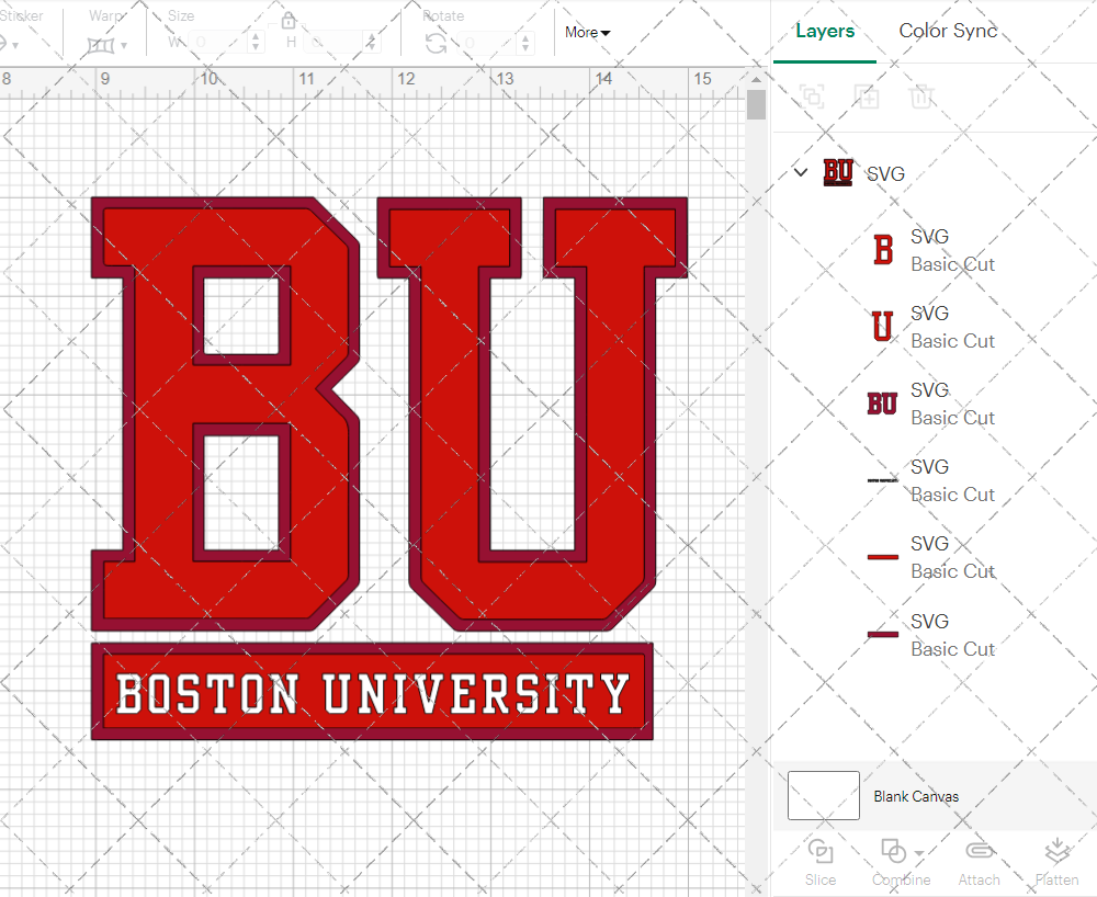 Boston University Terriers Alternate 2015 003, Svg, Dxf, Eps, Png 002