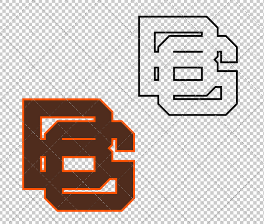 Bowling Green Falcons  Alternate 1964, Svg, Dxf, Eps, Png