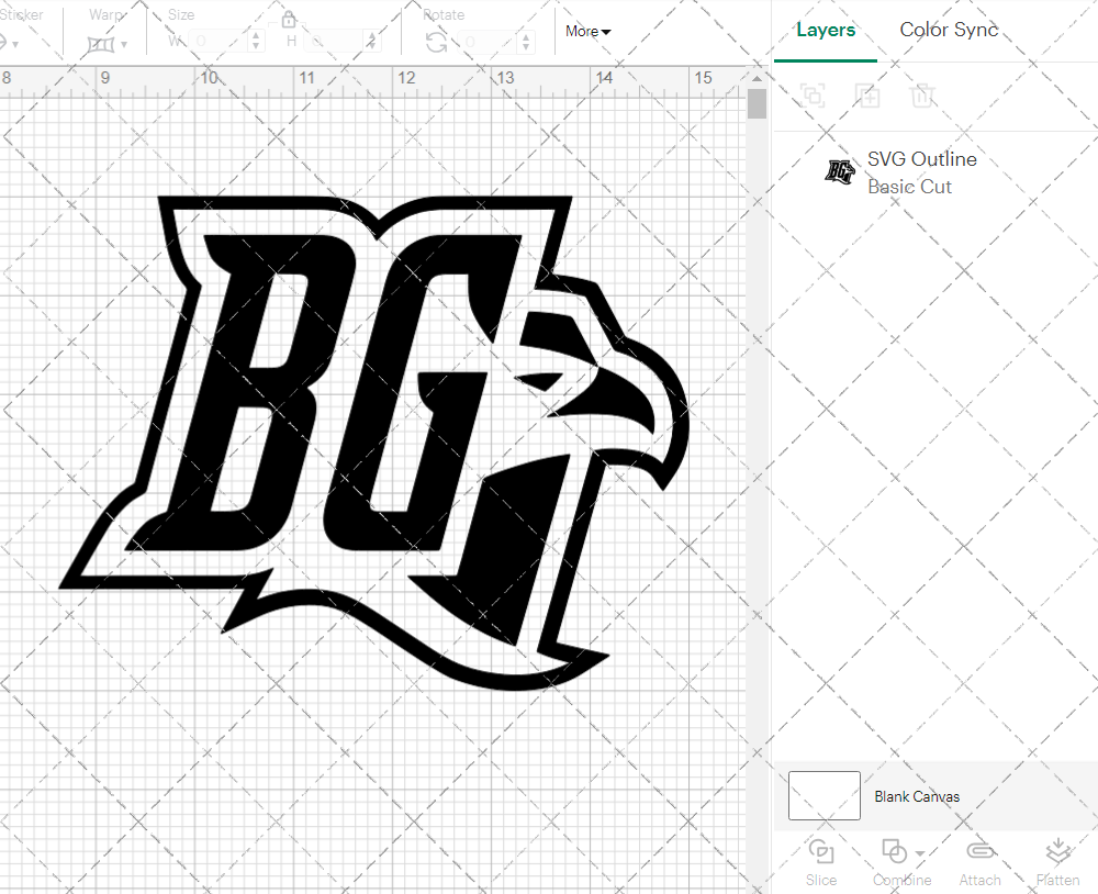 Bowling Green Falcons Alternate 2004 003, Svg, Dxf, Eps, Png 003