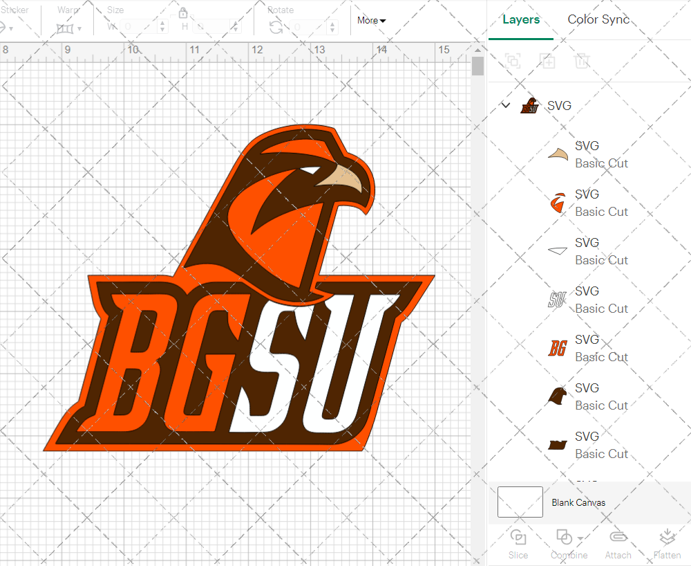 Bowling Green Falcons Alternate 2004 006, Svg, Dxf, Eps, Png 002