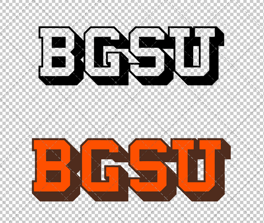 Bowling Green Falcons Wordmark 1964, Svg, Dxf, Eps, Png