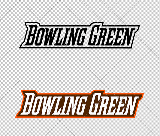 Bowling Green Falcons Wordmark 2014, Svg, Dxf, Eps, Png