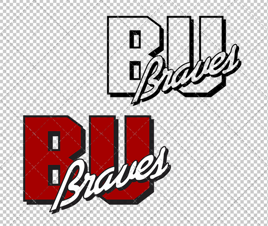 Bradley Braves 1989, Svg, Dxf, Eps, Png