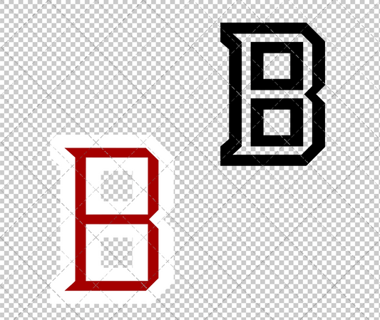 Bradley Braves Alternate 2012 003, Svg, Dxf, Eps, Png