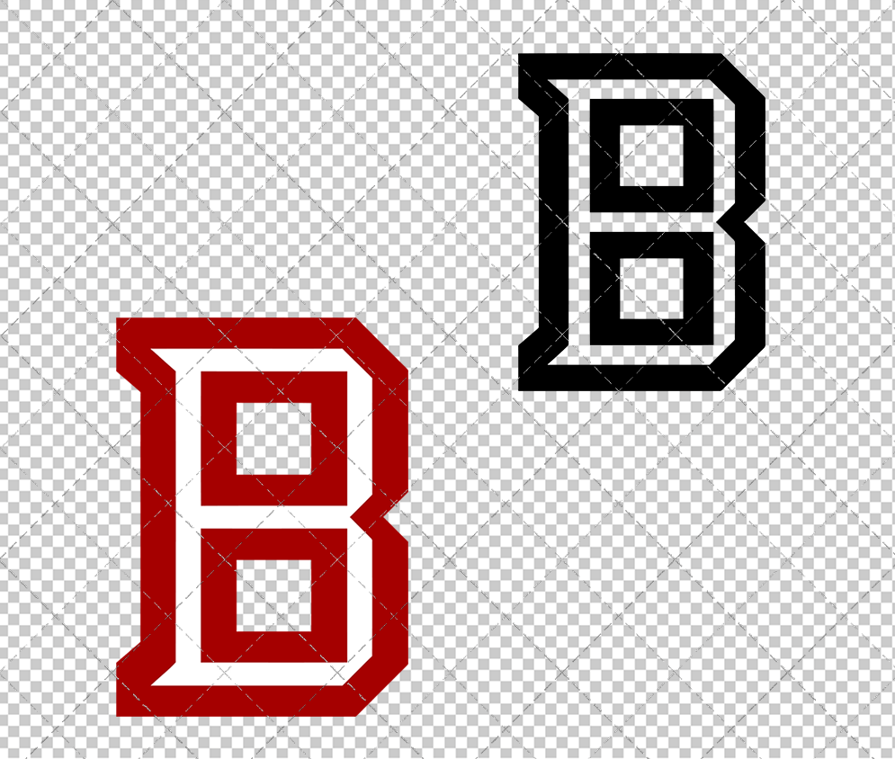 Bradley Braves Alternate 2012, Svg, Dxf, Eps, Png