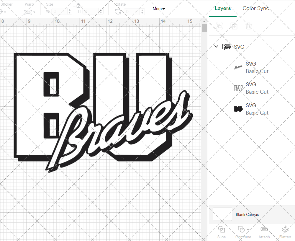 Bradley Braves Secondary 1989, Svg, Dxf, Eps, Png 002