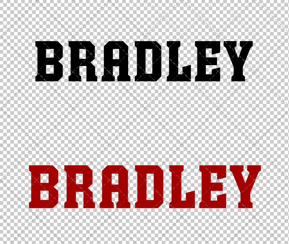 Bradley Braves Wordmark 2012, Svg, Dxf, Eps, Png 004