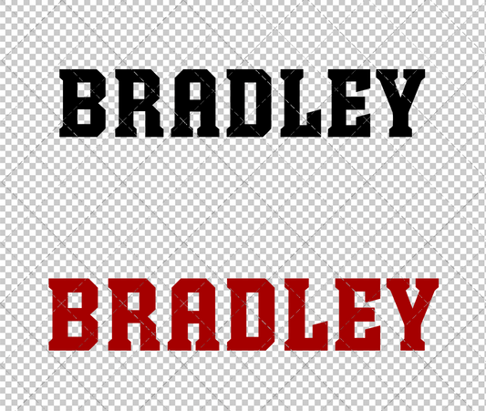 Bradley Braves Wordmark 2012, Svg, Dxf, Eps, Png 004