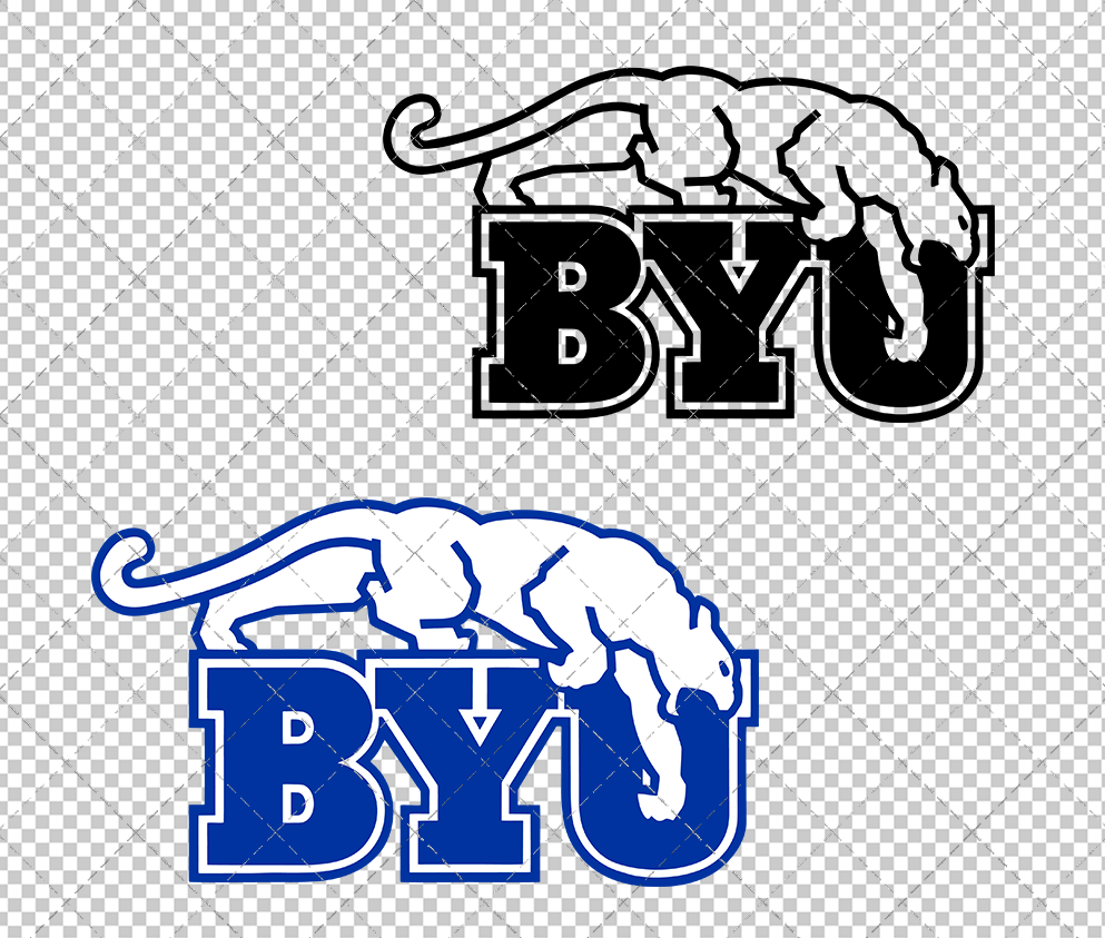 Brigham Young Cougars 1982, Svg, Dxf, Eps, Png