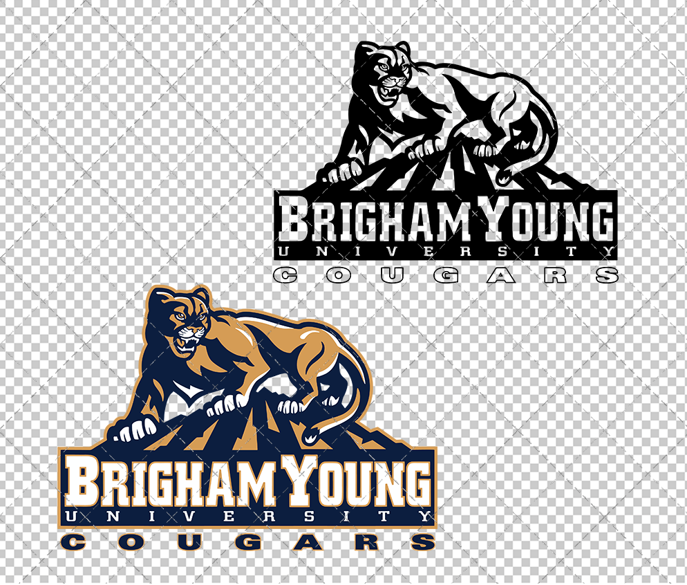Brigham Young Cougars 1999, Svg, Dxf, Eps, Png 004