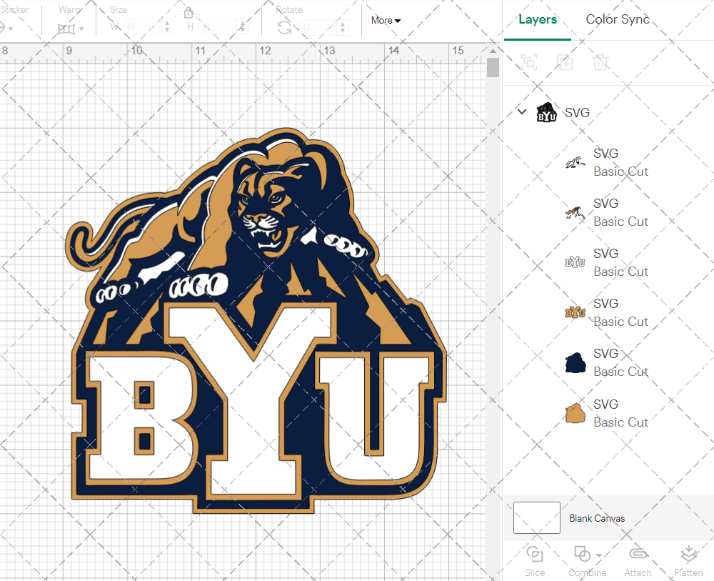 Brigham Young Cougars Alternate 1999 006, Svg, Dxf, Eps, Png 002