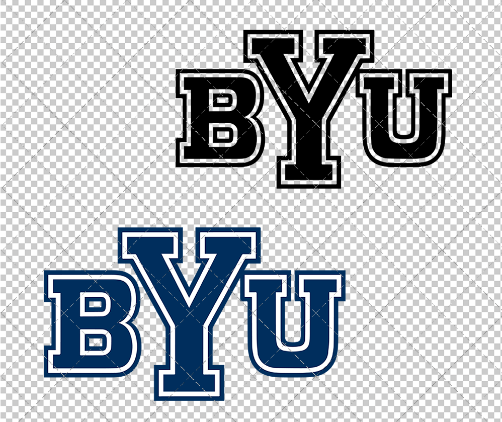 Brigham Young Cougars Alternate 2014, Svg, Dxf, Eps, Png