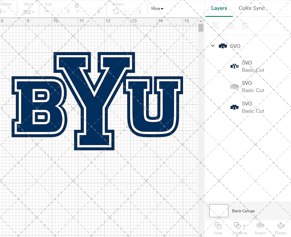 Brigham Young Cougars Alternate 2014, Svg, Dxf, Eps, Png 002