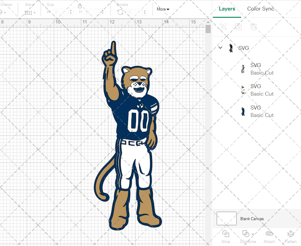Brigham Young Cougars Mascot 2010, Svg, Dxf, Eps, Png 002