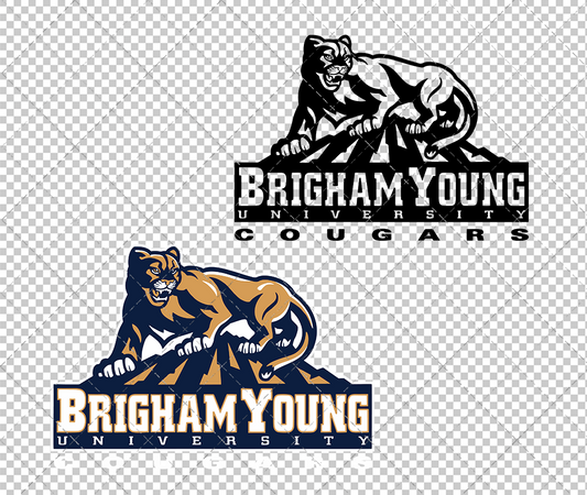 Brigham Young Cougars Secondary 1999, Svg, Dxf, Eps, Png