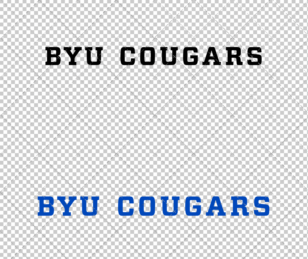 Brigham Young Cougars Wordmark 2016 003, Svg, Dxf, Eps, Png