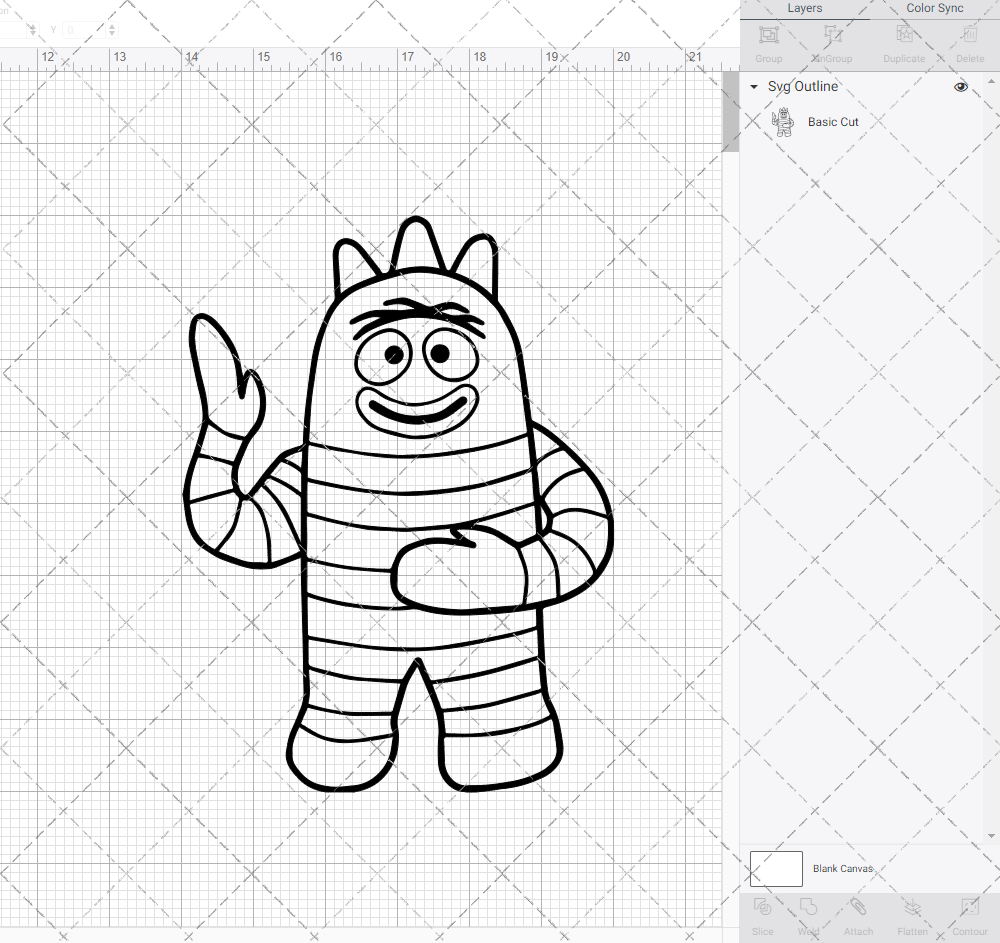 Brobee - Yo Gabba Gabba, Svg, Dxf, Eps, Png - SvgShopArt