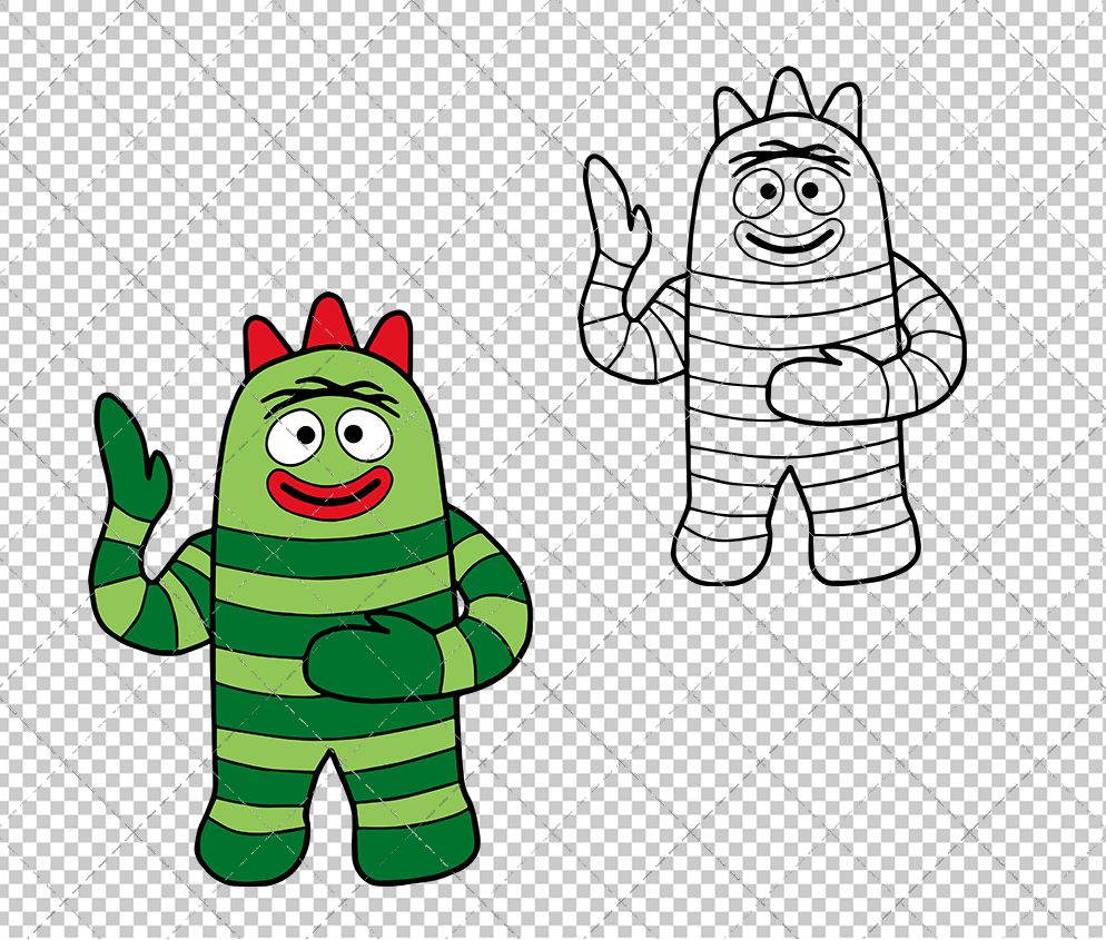 Brobee - Yo Gabba Gabba, Svg, Dxf, Eps, Png - SvgShopArt