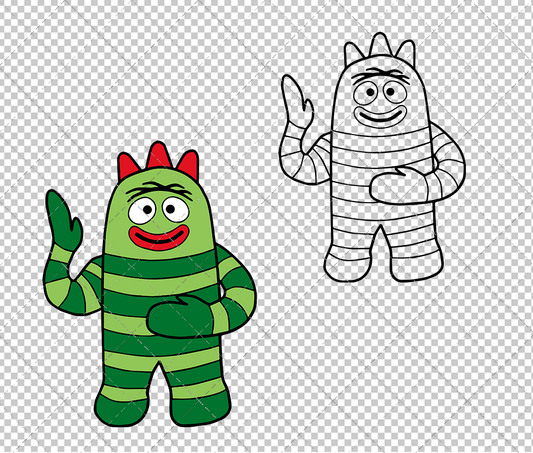 Brobee - Yo Gabba Gabba, Svg, Dxf, Eps, Png SvgShopArt