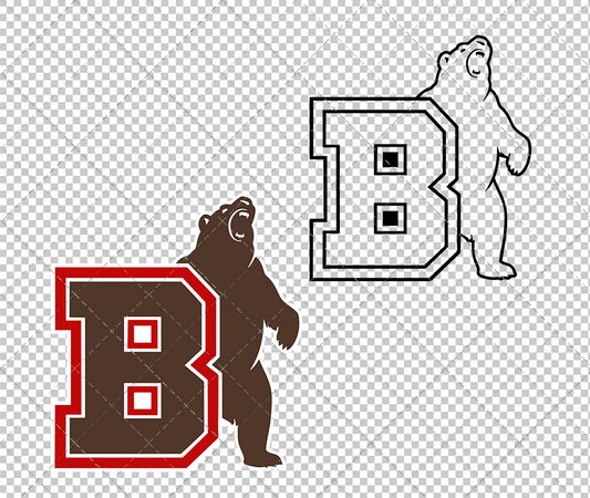 Brown Bears Alternate 2022, Svg, Dxf, Eps, Png - SvgShopArt