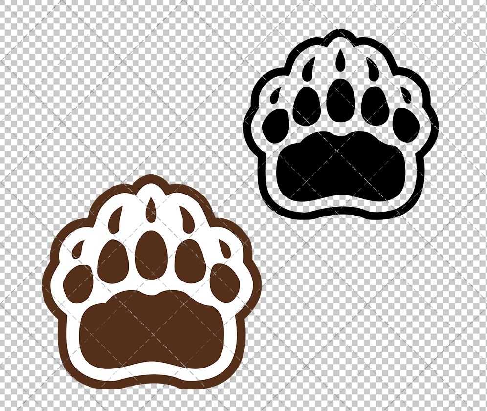 Brown Bears Secondary 1997 002, Svg, Dxf, Eps, Png - SvgShopArt