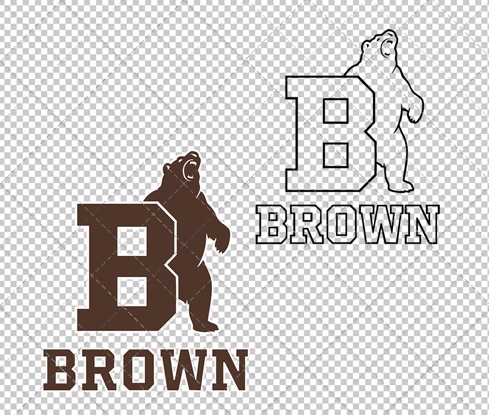 Brown Bears Secondary 2022 004, Svg, Dxf, Eps, Png - SvgShopart