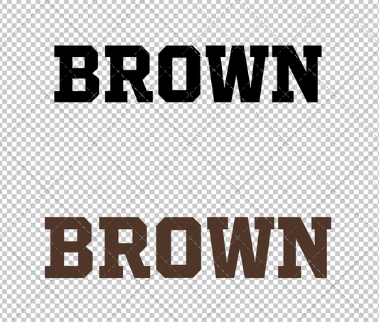 Brown Bears Wordmark 2022 002, Svg, Dxf, Eps, Png - SvgShopArt