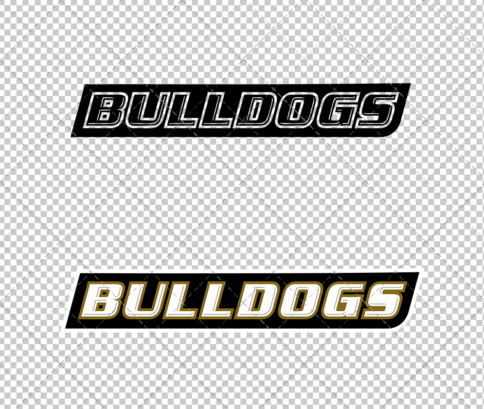 Bryant Bulldogs Wordmark 2004 003, Svg, Dxf, Eps, Png - SvgShopArt
