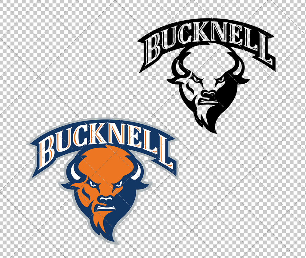 Bucknell Bison Alternate 2011 002, Svg, Dxf, Eps, Png - SvgShopArt