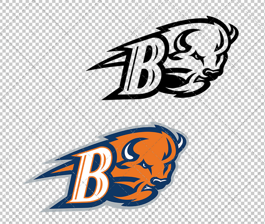 Bucknell Bison Secondary 2011 002, Svg, Dxf, Eps, Png - SvgShopArt