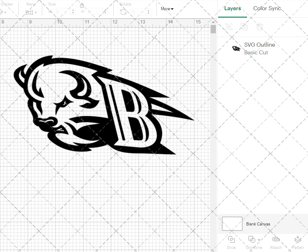Bucknell Bison Secondary 2011 003, Svg, Dxf, Eps, Png - SvgShopArt