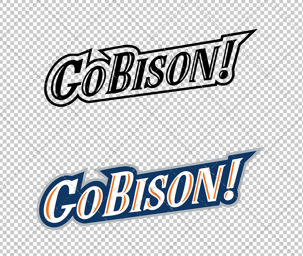 Bucknell Bison Secondary 2011, Svg, Dxf, Eps, Png - SvgShopArt